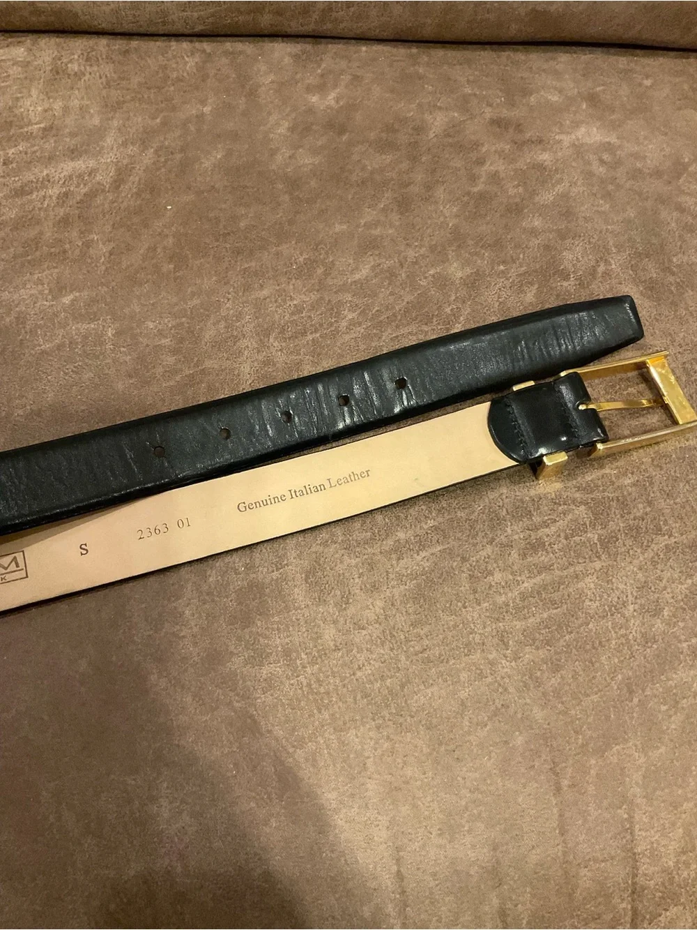 WCM Italian Leather Belt - S